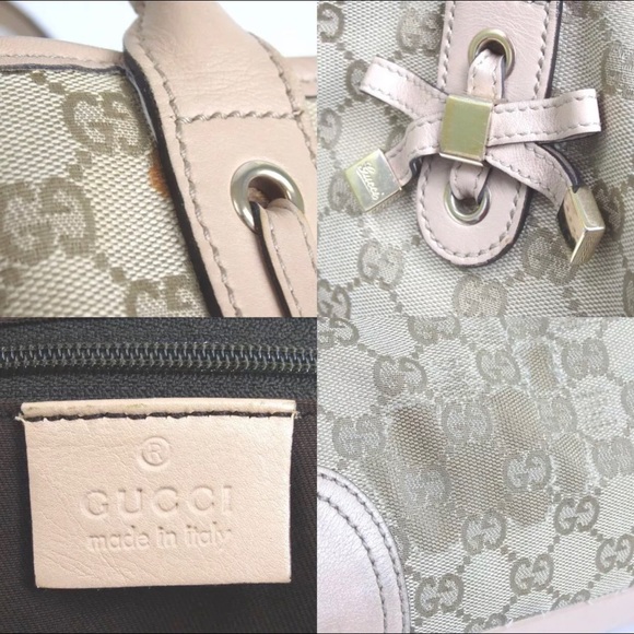 authentic GUCCI Princie GG canvas Tote Bag - Picture 6 of 8